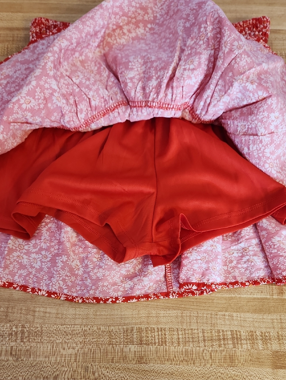 SIENNA SKY Floral Print Tiered Mini Skirt & Short Skirt, SIZE M - Picture 3 of 9